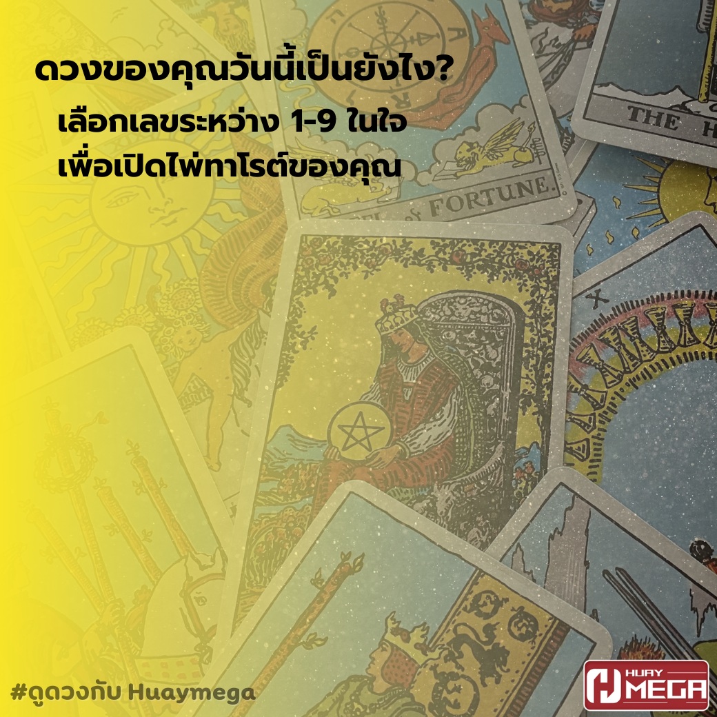 ดวงของคุณวันนี้เป็นยังไง? เลือกเลขระหว่าง 1-9 ในใจ แล้วมาเปิดไพ่ทาโรต์ของคุณกัน