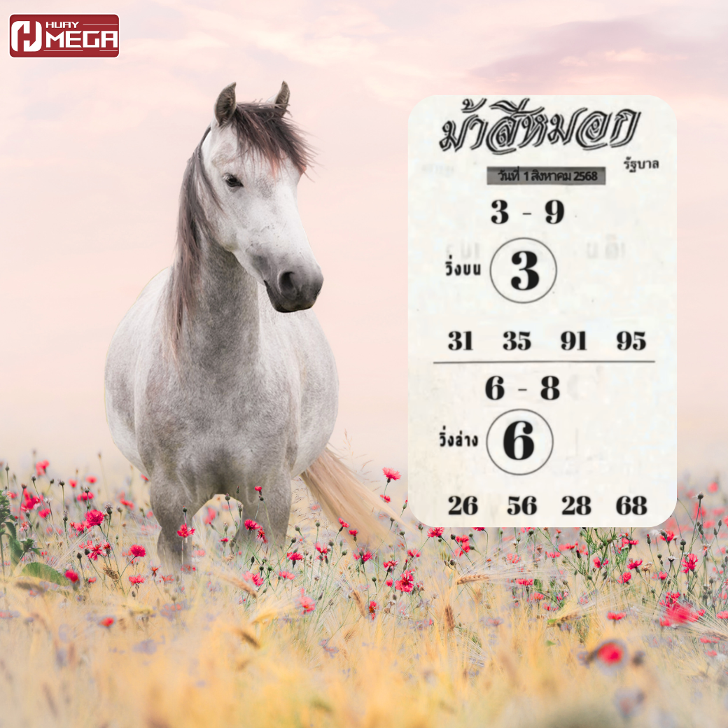 เลขเด็ด ม้าสีหมอก 1 สิงหาคม 2568 | แนวทางแม่น ๆ จากสำนักดังที่แฟนหวยรอคอย!