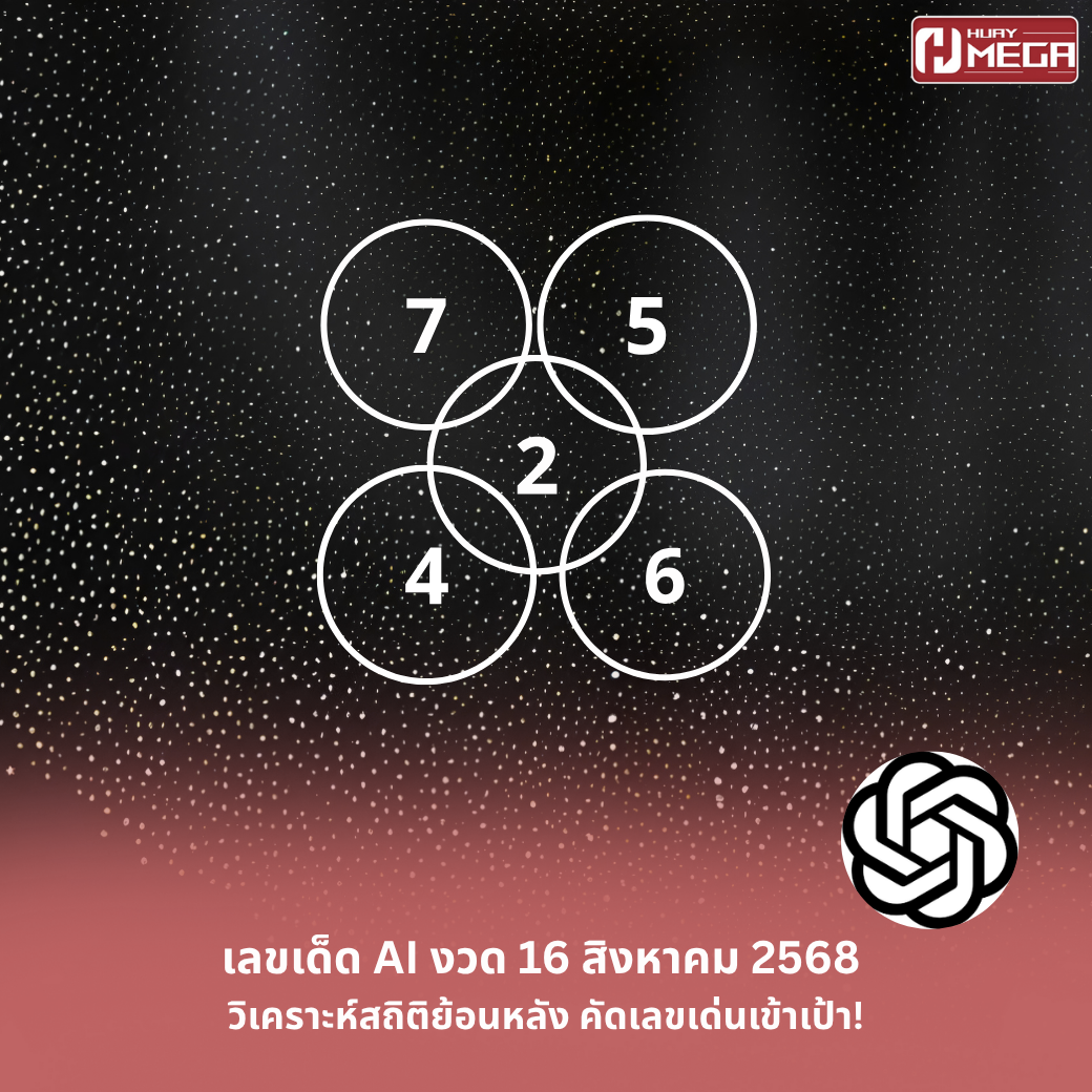 เลขเด็ด AI งวด 16 สิงหาคม 2568 | วิเคราะห์สถิติย้อนหลัง คัดเลขเด่นเข้าเป้า!